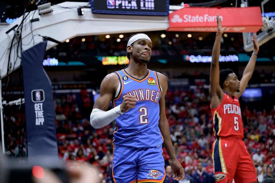 Shai Gilgeous-Alexander saltou para o estrelato para o Trovão