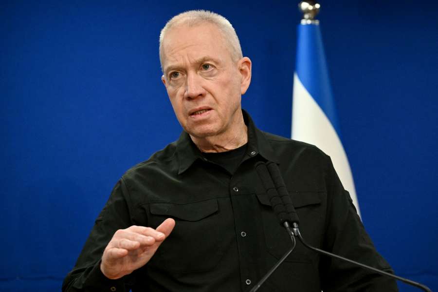 Israëls minister van defensie, Yoav Gallant 