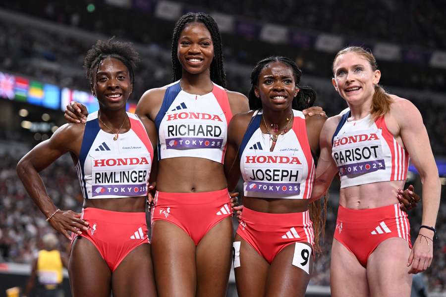 Le 4x100 en forme.