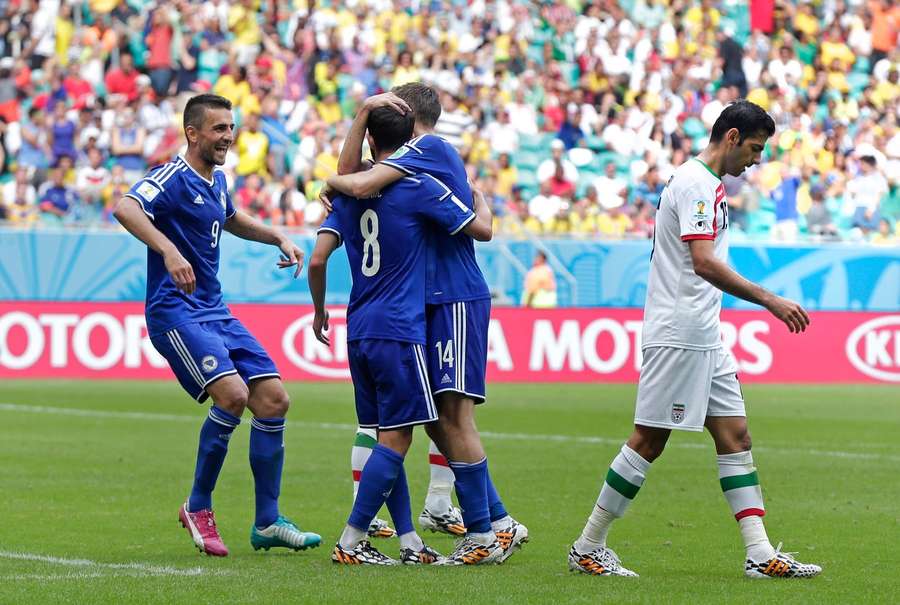 A Bósnia venceu o Irão no Mundial-2014