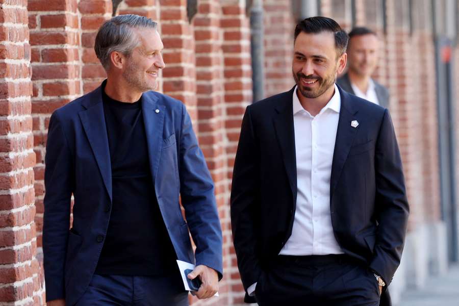 Létang et Ancelotti le 16 juillet. Létang et Ancelotti le 16 juillet.