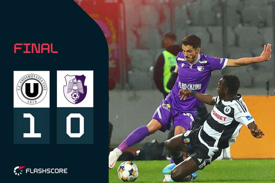 Duel din ”U” Cluj - FC Argeș