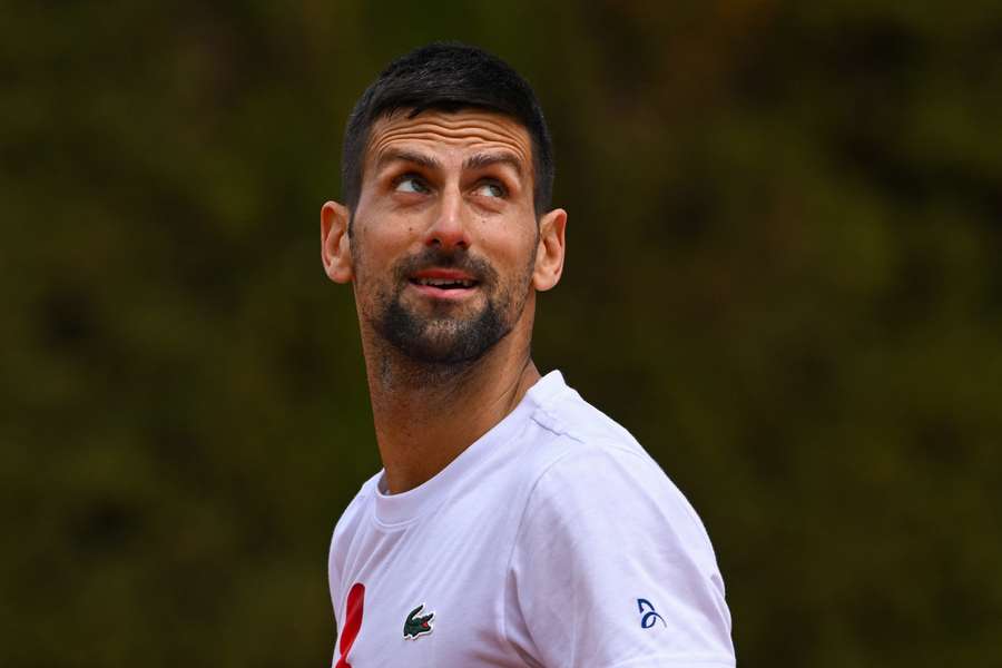 Djokovic is in action in France