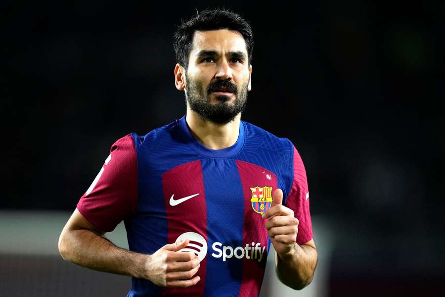 Ilkay Gündogan, médio do Barcelona