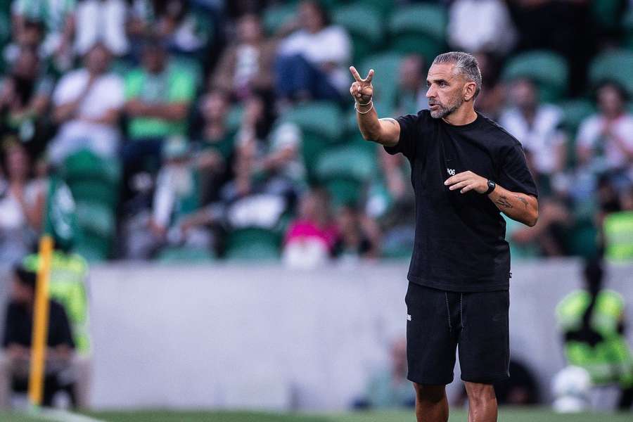 Rui Borges, treinador do Sporting Rui Borges, treinador do Sporting