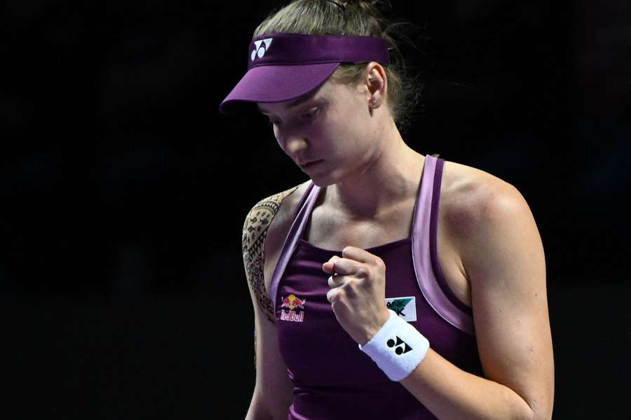 Elena Rybakina reacts during her win over Ekaterina Alexandrova Elena Rybakina reacts during her win over Ekaterina Alexandrova