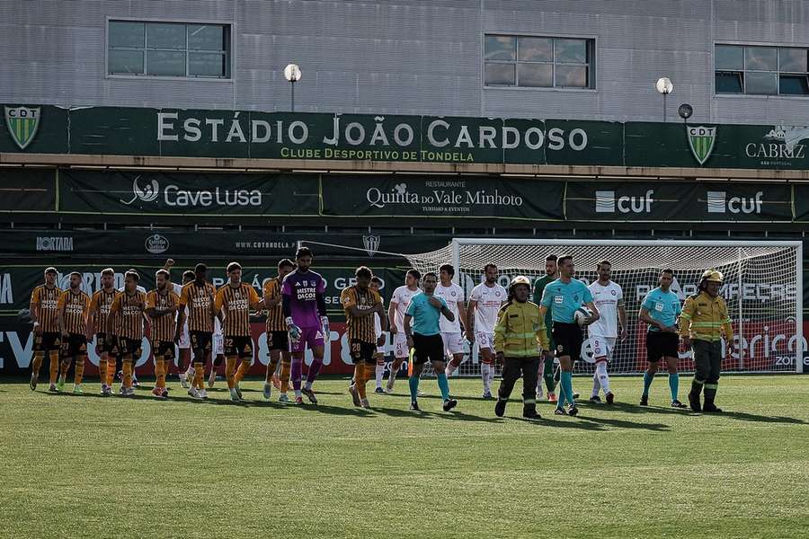 UD Leiria jogou em Tondela