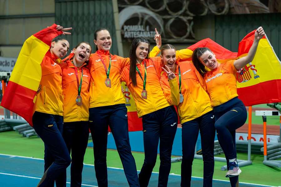 El equipo español de atletismo termina primero en el trofeo Ibérico