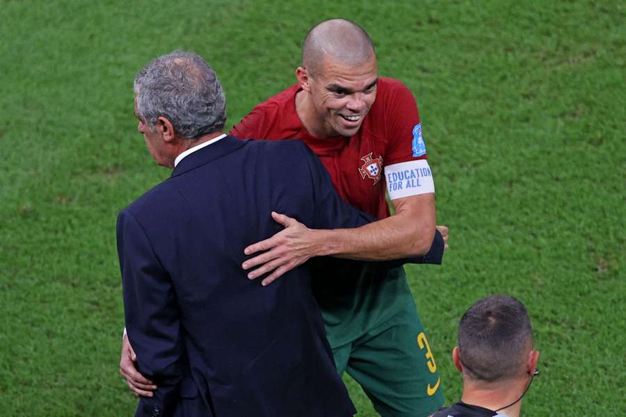 Pepe teve uma ligação forte a Fernando Santos