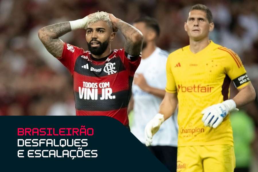 Gabigol e Rafael Cabral estão suspensos e desfalcam Fla e Cruzeiro