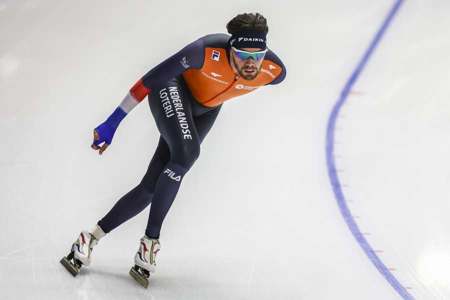 Patrick Roest in actie in Inzell