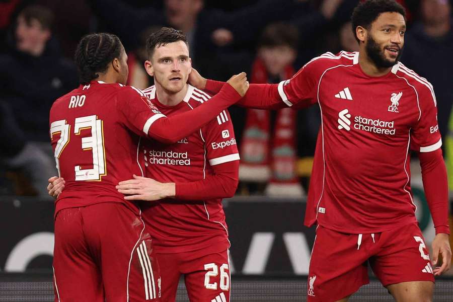 Andrew Robertson netted in the win against Wolves on Friday night