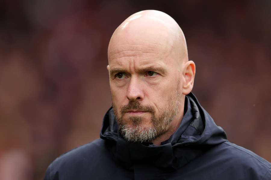 Erik ten Hag at the City Ground on Sunday