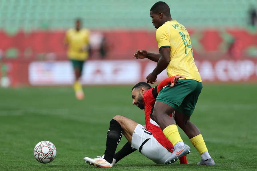 Mbekezeli Mbokazi kept Egypt's Mohamed Salah quiet for most of Friday's fixture in Agadir.