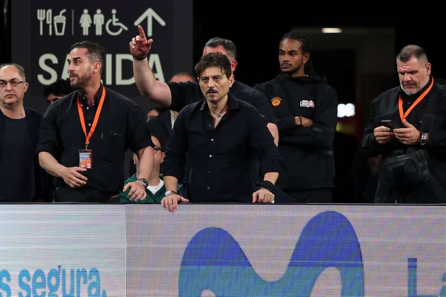 Dimitris Giannakopoulos, en el segundo partido entre Valencia Basket y Panathinaikos