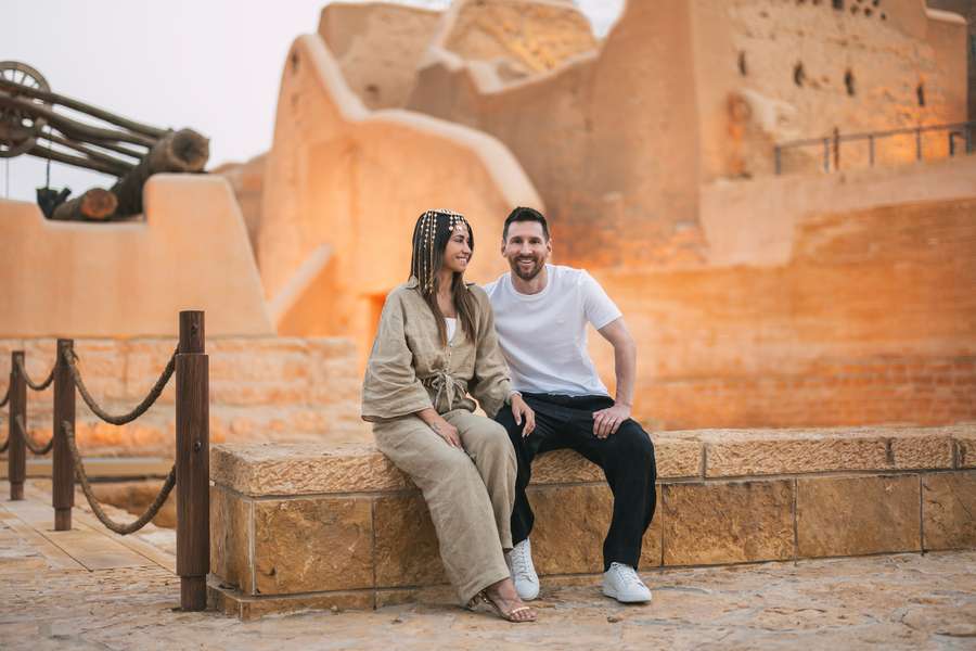 Messi viajó a Arabia esta semana