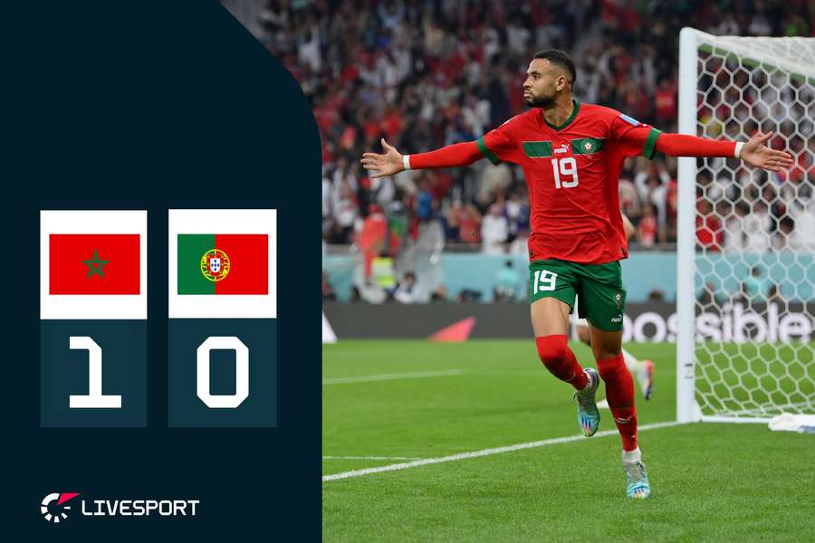 Maroko – Portugalsko 1:0. Africký výběr si poprvé v historii zahraje semifinále MS