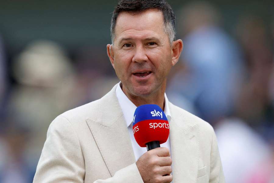 Ricky Ponting with Sky Sports during the 2023 Ashes
