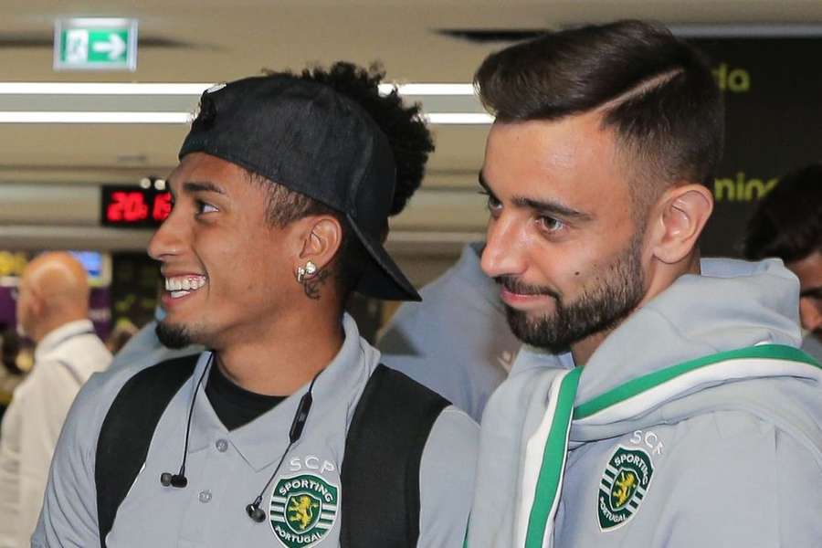 Raphinha formed a friendship with Bruno Fernandes in Sporting