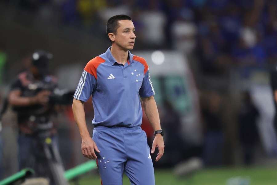 Eduardo Barros em seu último trabalho no Cruzeiro