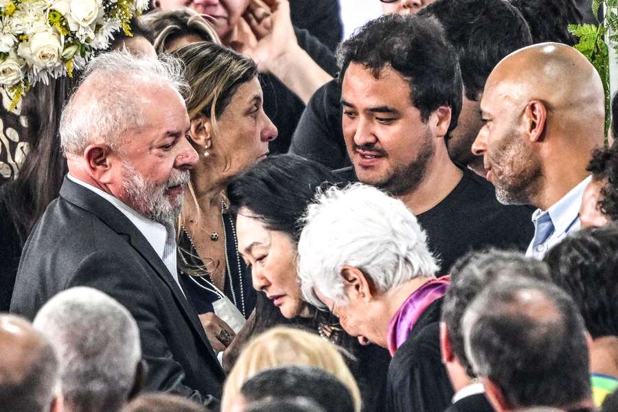 Lula con la vedova di Pelè, Márcia Aoki
