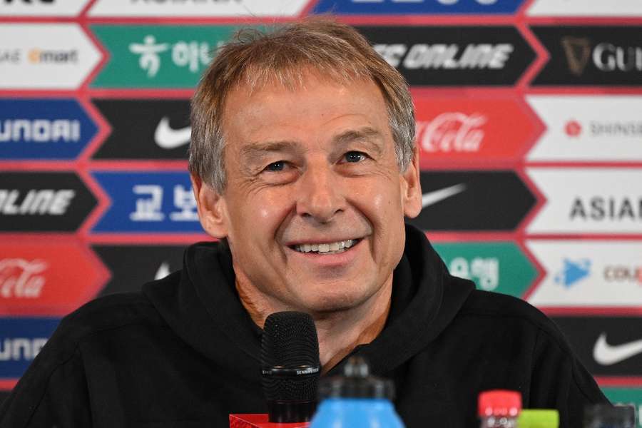 Klinsmann sucedeu a Paulo Bento no comando técnico da Coreia do Sul