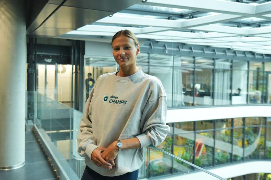 Barbora Seemanová během návštěvy Livesportu.