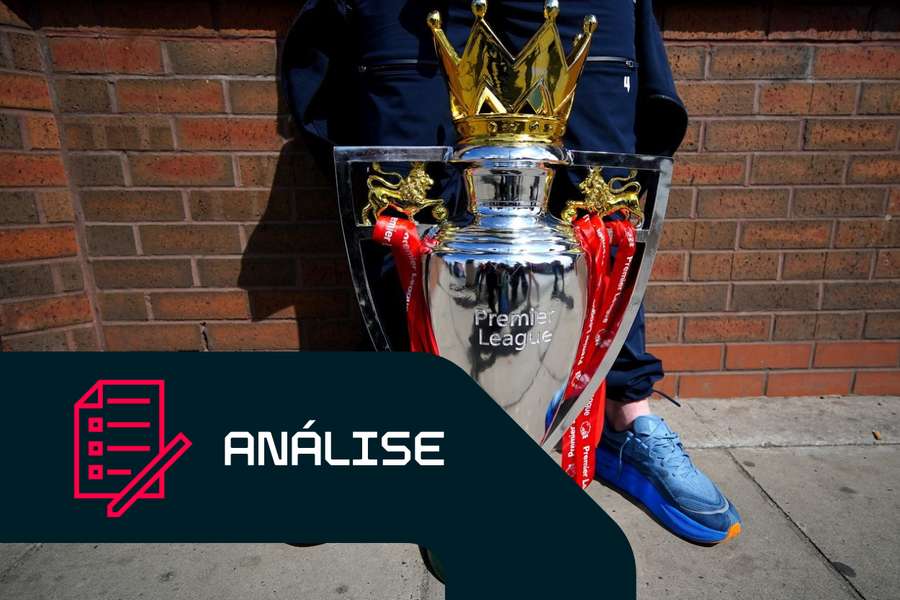 O troféu da Premier League