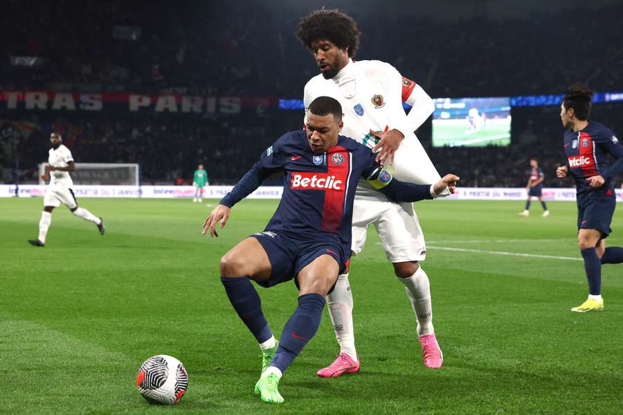 Mbappé, clave para la victoria del PSG ante el Niza