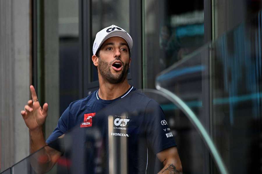 Ricciardo avant son accident.