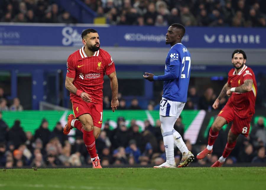 Salah put Liverpool ahead Salah put Liverpool ahead
