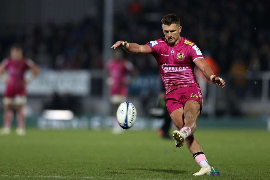 Slade picked up the knock during Exeter's game against Castres last weekend 