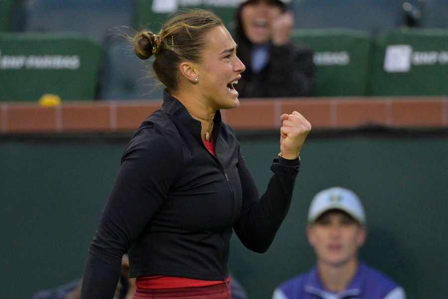 Aryna Sabalenková slaví postup do semifinále Indian Wells