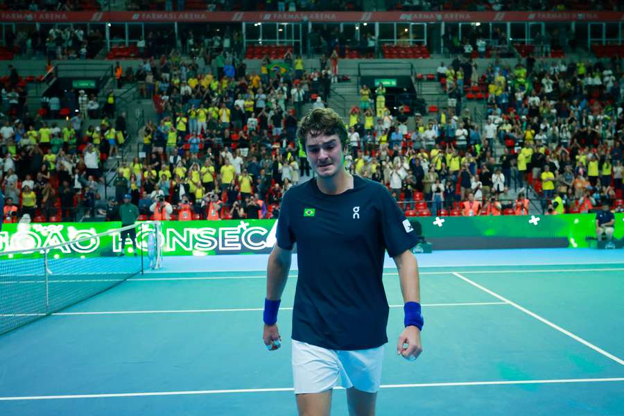 João ao final de partida da Davis no Rio de Janeiro João ao final de partida da Davis no Rio de Janeiro