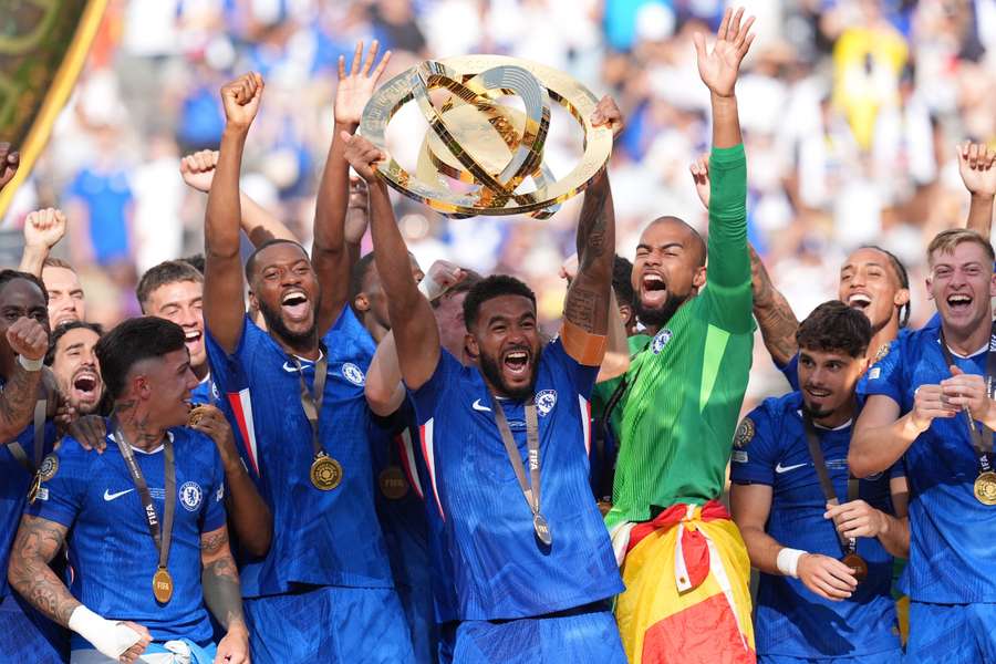 El Chelsea celebra su victoria en el Mundial de Clubes