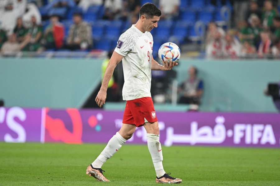 Robert Lewandowski wciąż czeka na swoją pierwszą bramkę na mundialu