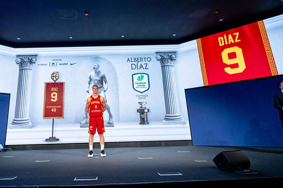 Alberto Díaz, uno de los veteranos de la selección española de baloncesto