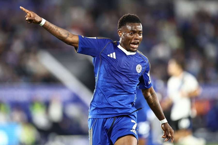 Leicester's Fatawu in action against Birmingham