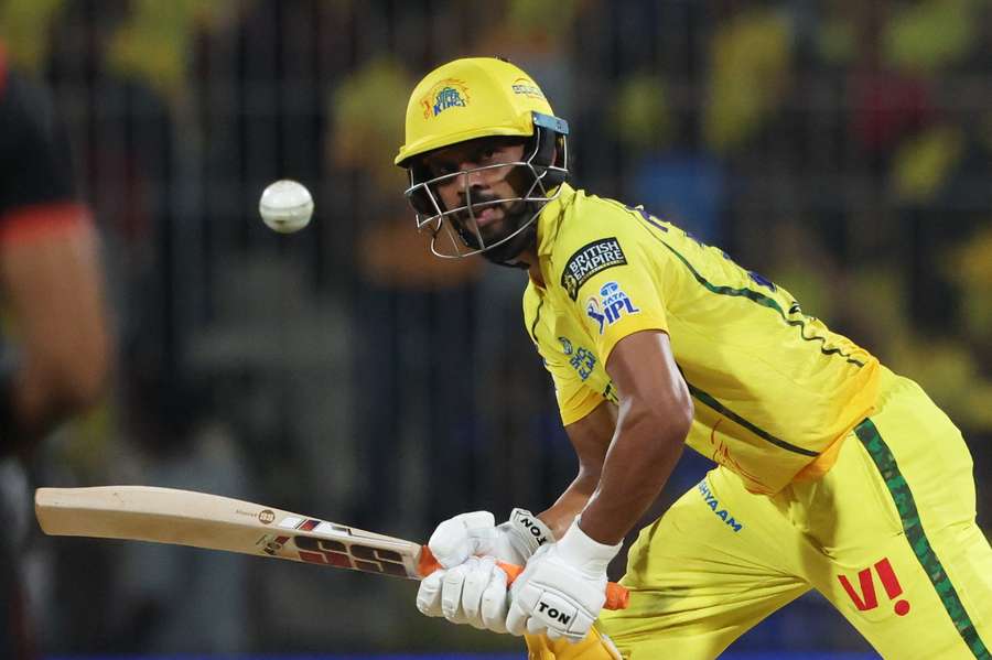 Ruturaj Gaikwad in action for Chennai Super Kings Ruturaj Gaikwad in action for Chennai Super Kings