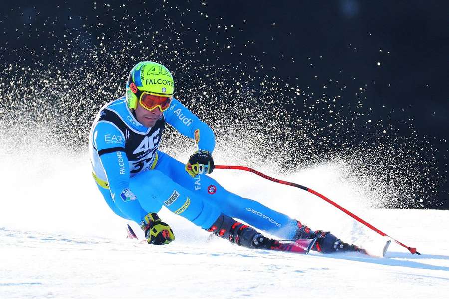Italy's Christof Innerhofer in action on the slopes