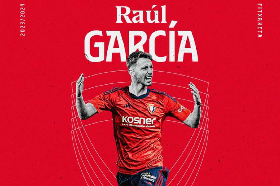 Nueva e ilusionante etapa para Raúl García