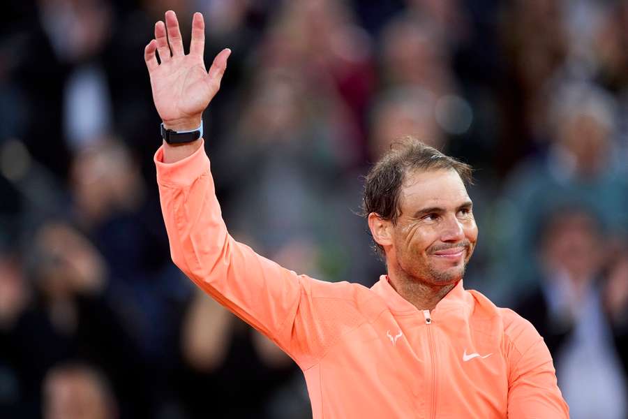 Nadal deed vermoedelijk voor de laatste keer mee aan het toernooi in Madrid