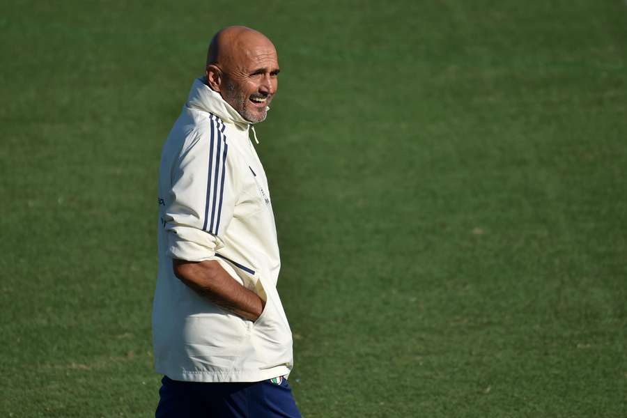 Spalletti alla guida dell'Italia a Coverciano