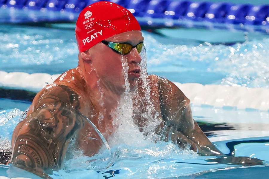 Peaty eyes swimming landmark