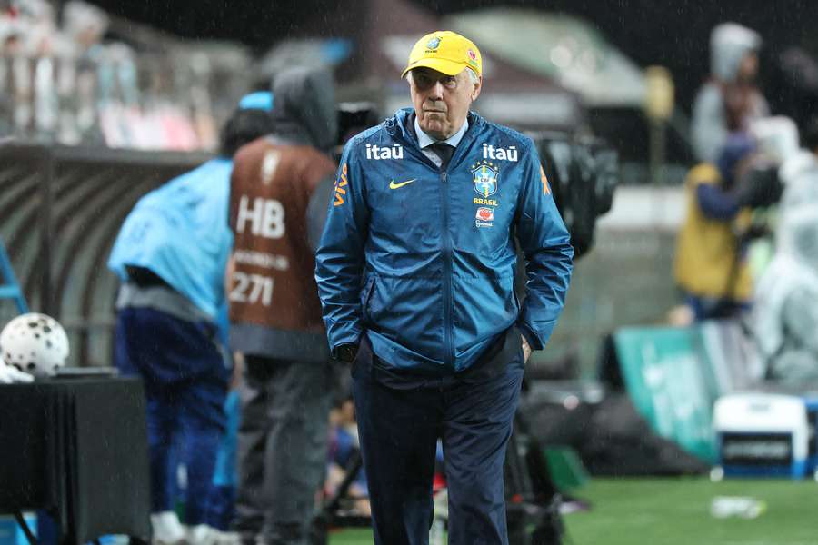 Ancelotti watches on as Brazil face South Korea