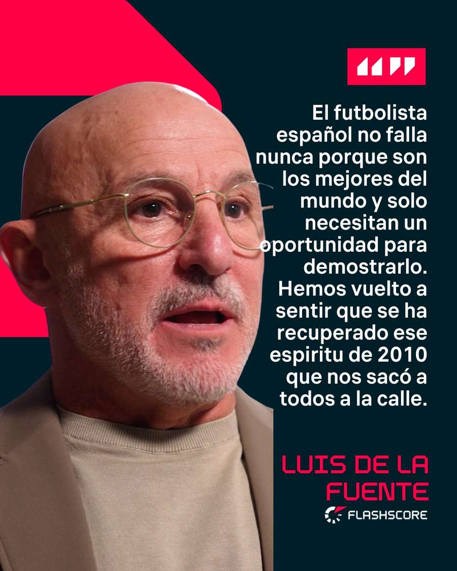 Declaraciones de Luis de la Fuente Declaraciones de Luis de la Fuente