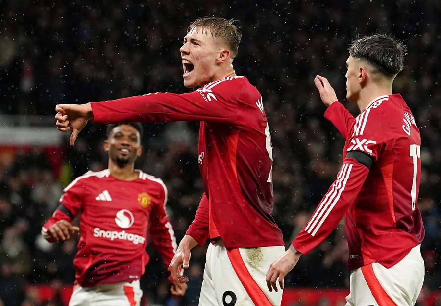 Hojlund levelled for United