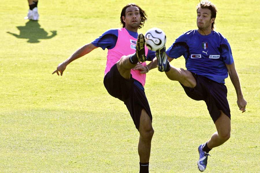 Nesta e Gilardino in Nazionale