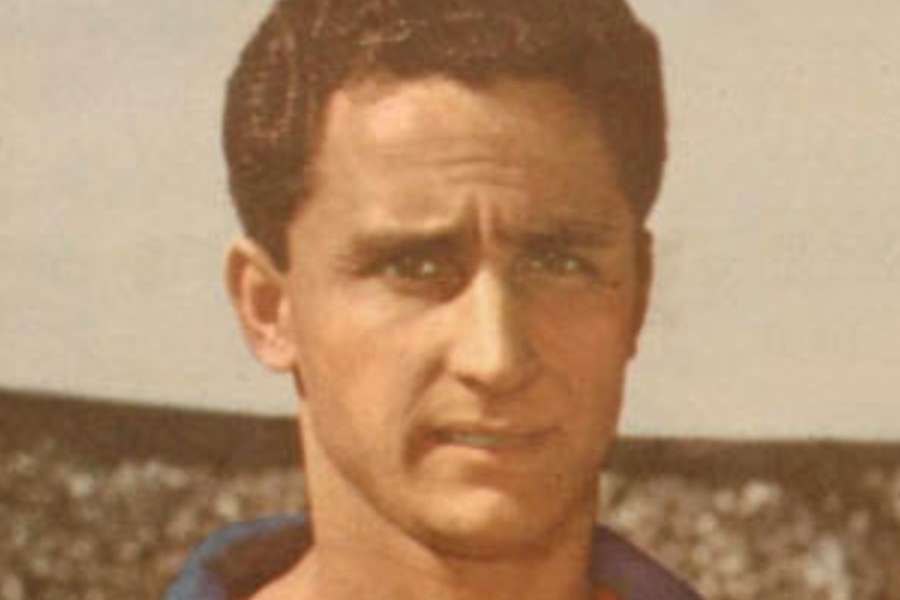 José Sanfilippo, con San Lorenzo, en 1962