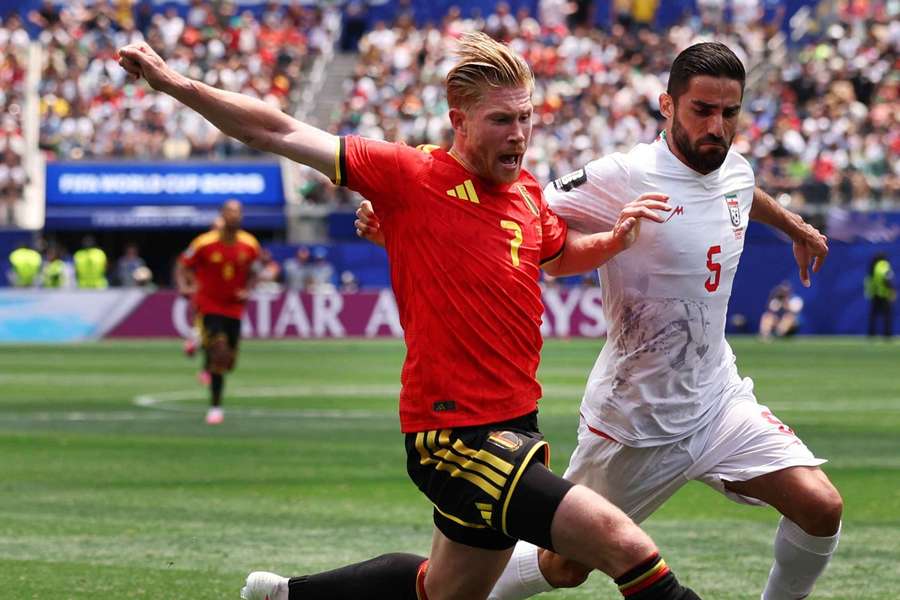 Bélgica de Kevin de Bruyne teve atuação apagada no SoFi Stadium